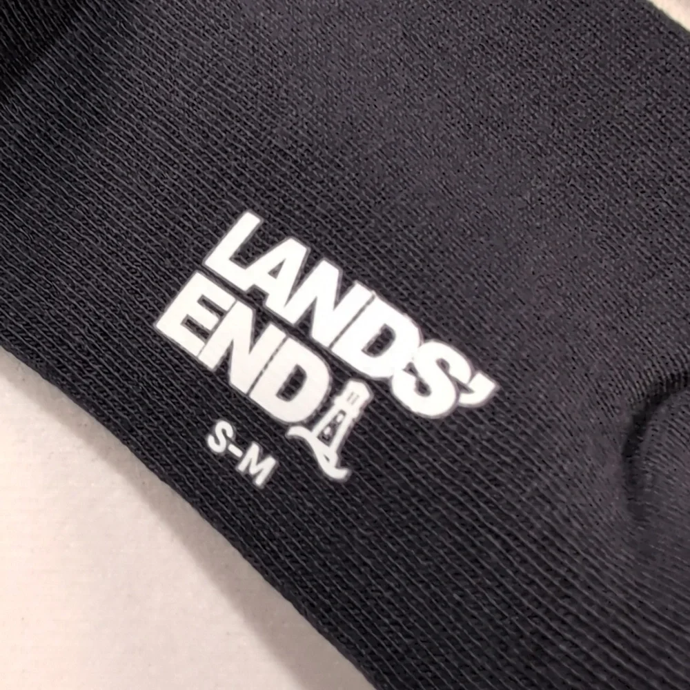 Lands End Kids True Navy Socks 3 Pack Kids Size S-M